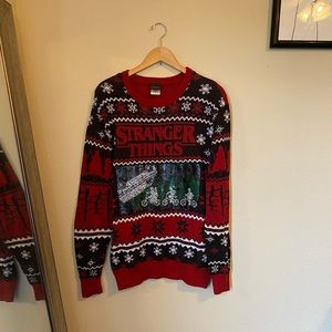 Holiday Sweater "Stranger Things" Size XL